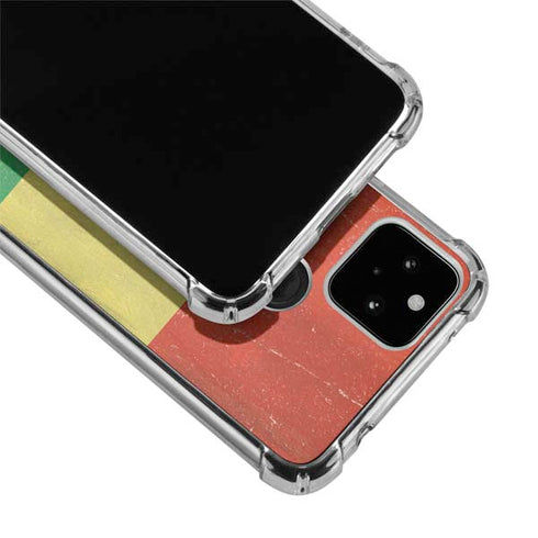 Bolivia Flag Distressed Google Pixel 5a 5G Clear Case